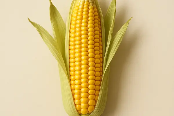 Golden Bantam sweet corn, a classic open-pollinated heirloom variety